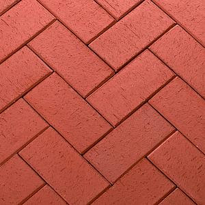Тротуарный кирпич ЛСР 0.51NF 200x100x50мм 50шт/м2 Красный Лондон
