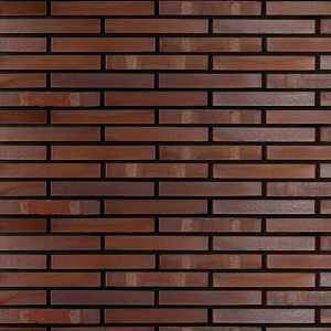 Облицовочный клинкерный кирпич Westerwalder Klinker Mod.F 40 290х90х40мм 66шт/м2 WK84 Rotbraun bunt
